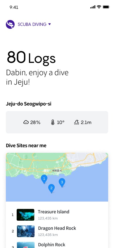 Dive sites near you